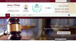 Desktop Screenshot of familylawfortwayne.com